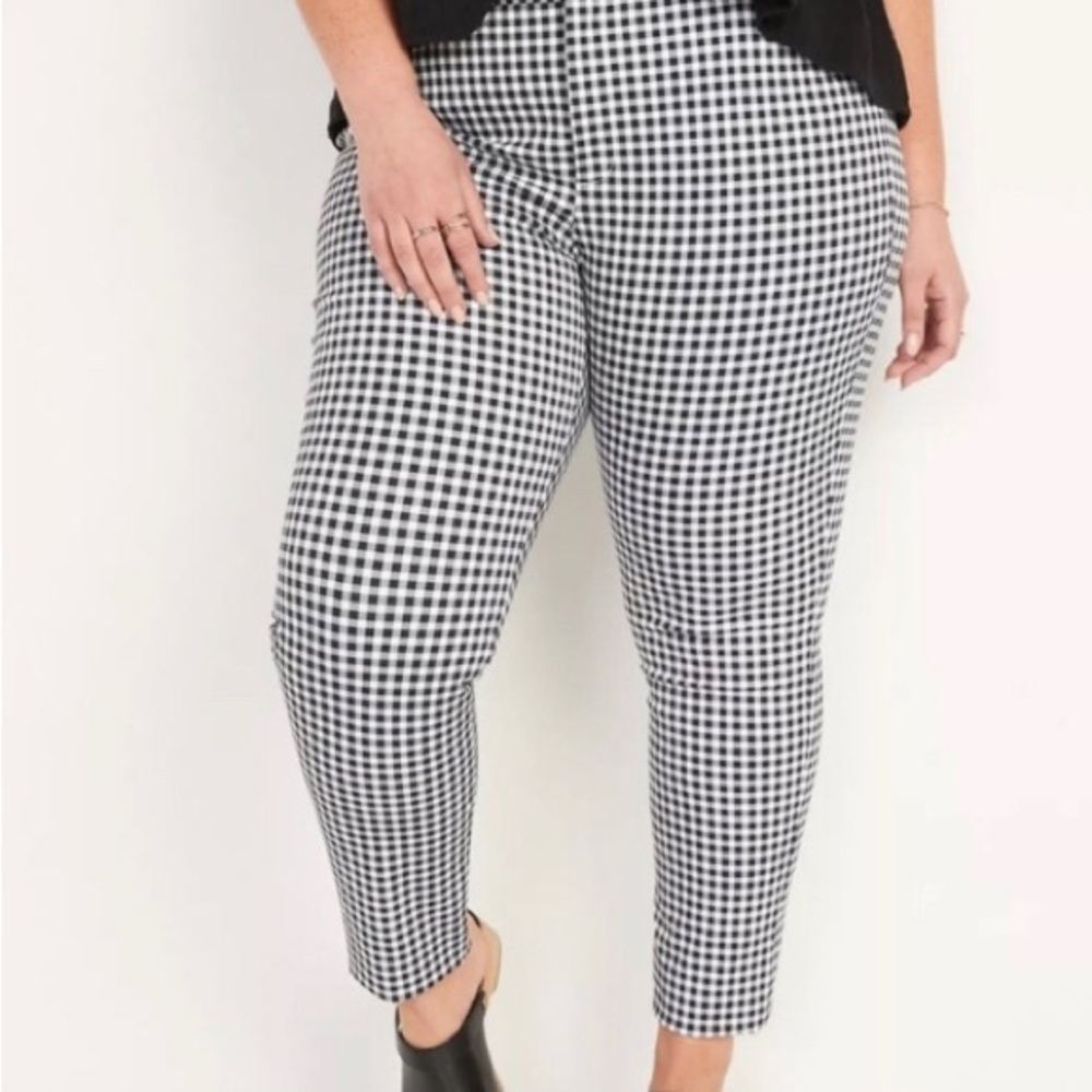 Old Navy pixie Black and White Houndstooth Women's Pants size 18